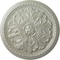 Ekena Millwork Swindon Ceiling Medallion (Fits Canopies up to 2 7/8"), 16 7/8"OD x 1 1/2"P, Flash Copper CM16SWFCS - alternate 1